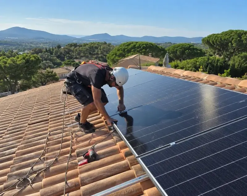 Installateur panneaux solaires Louzy — pose photovoltaïque sur toiture